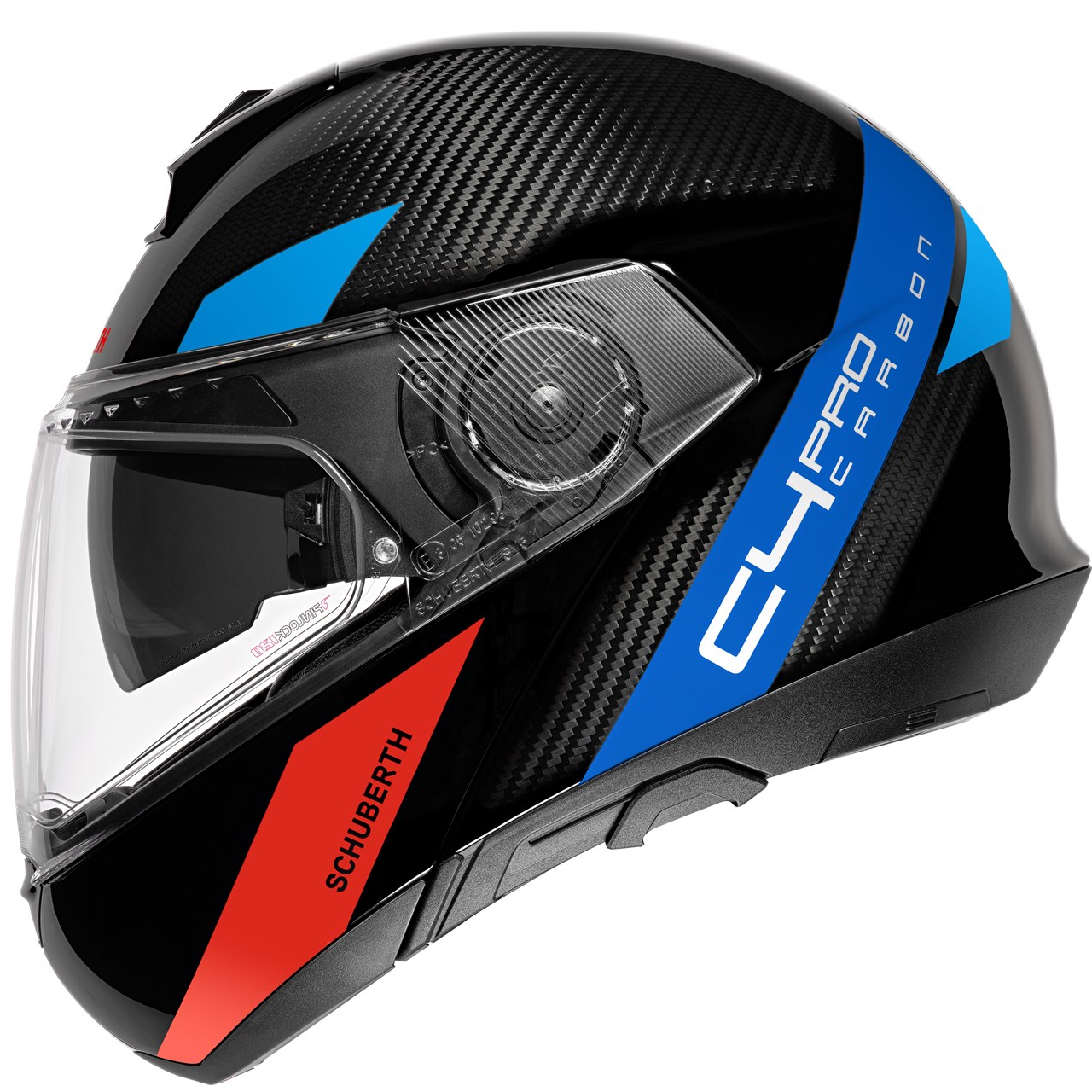 C4 Pro Carbon Avio Blue side